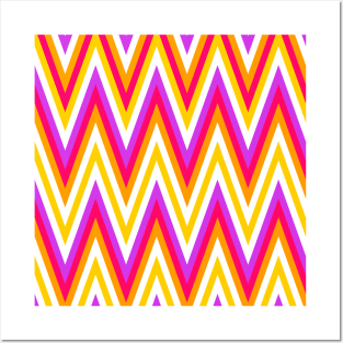 Chevron Pattern 34 Posters and Art